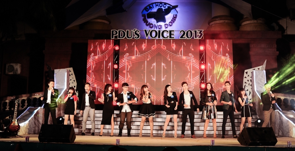 "PDU's Voice Contest 2013" chuyên nghiệp, bùng nổ và đầy hấp dẫn